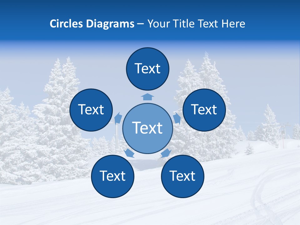 Outside Piste Sky PowerPoint Template