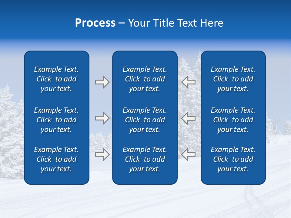 Outside Piste Sky PowerPoint Template