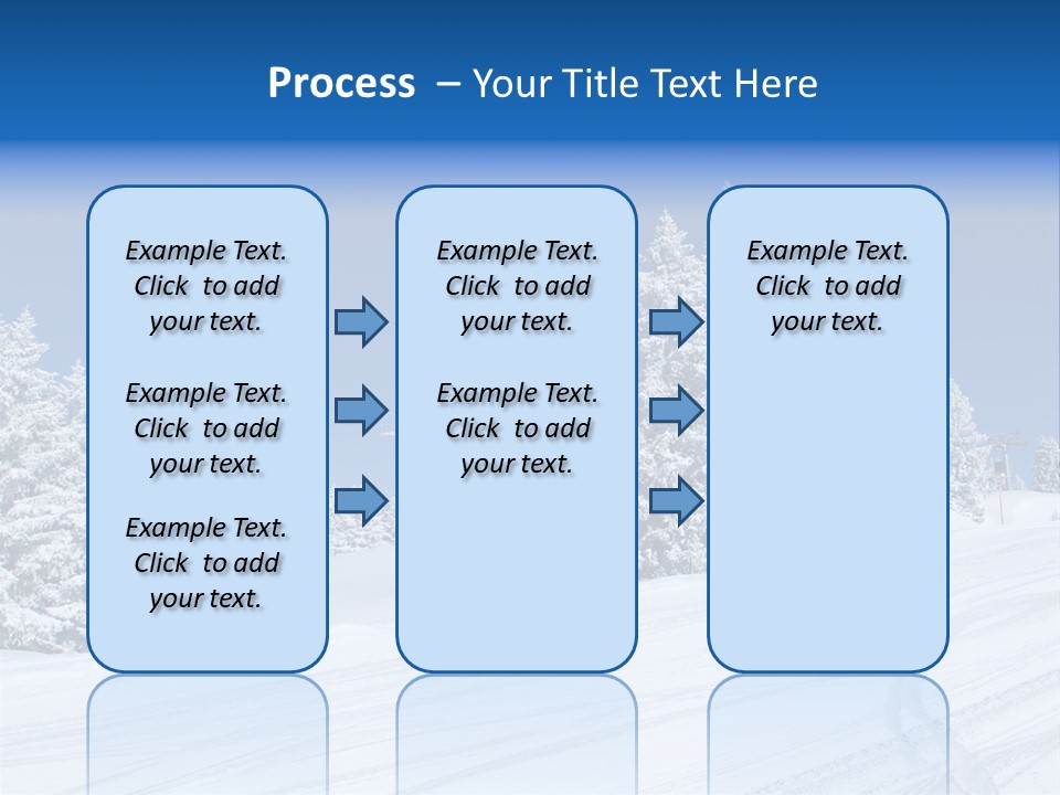 Outside Piste Sky PowerPoint Template