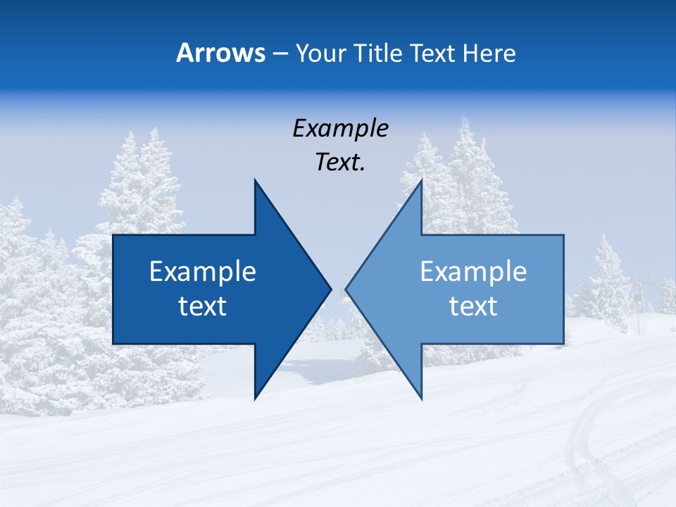 Outside Piste Sky PowerPoint Template