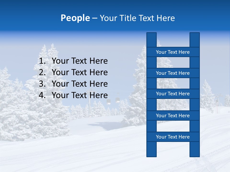 Outside Piste Sky PowerPoint Template