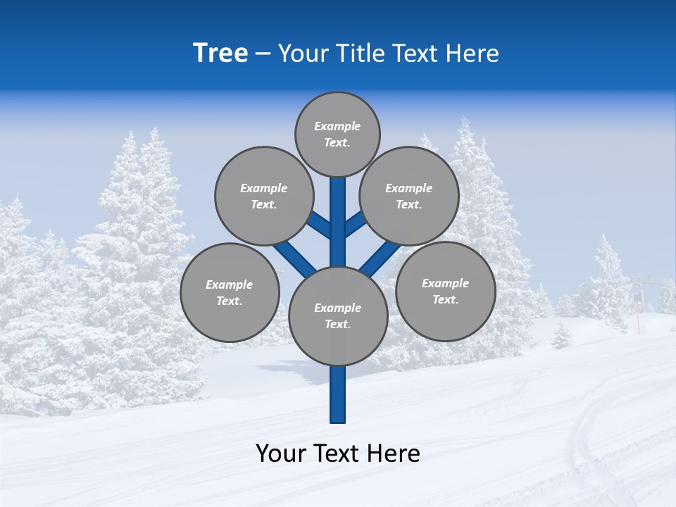Outside Piste Sky PowerPoint Template