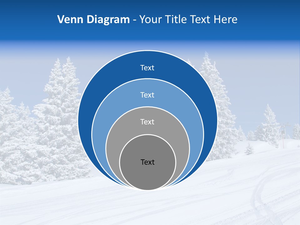 Outside Piste Sky PowerPoint Template