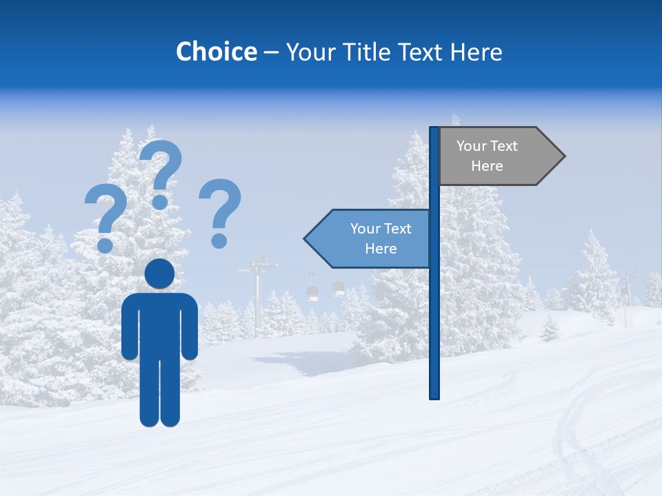 Outside Piste Sky PowerPoint Template