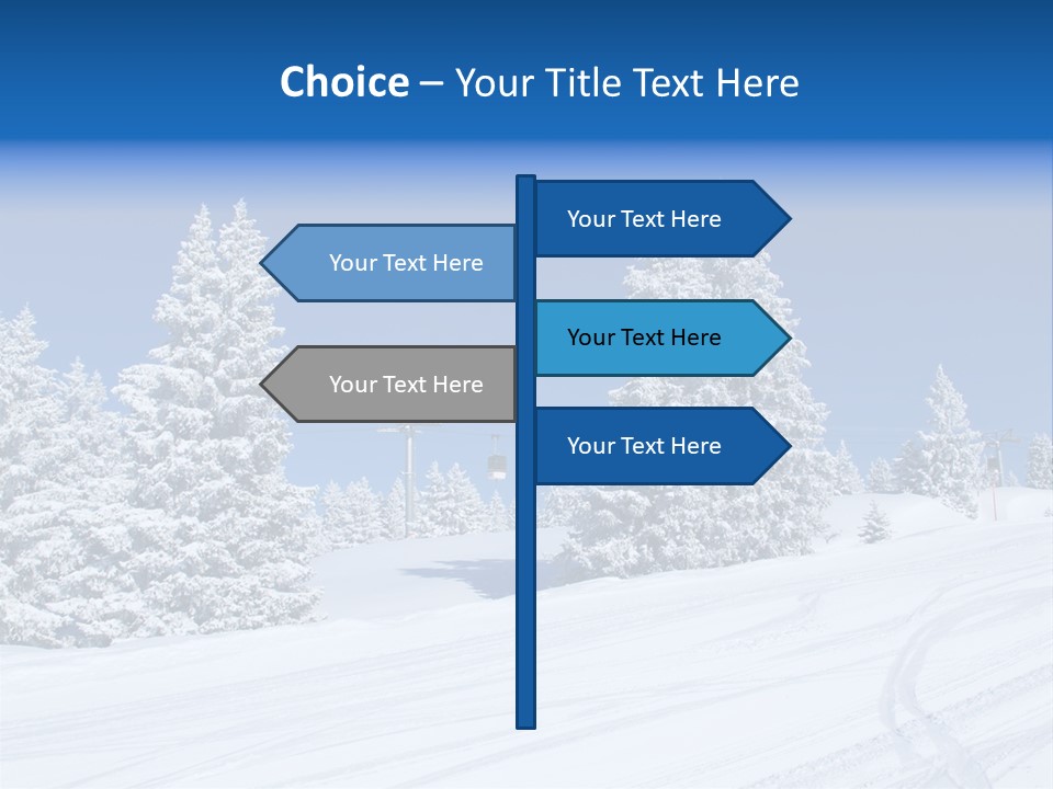 Outside Piste Sky PowerPoint Template