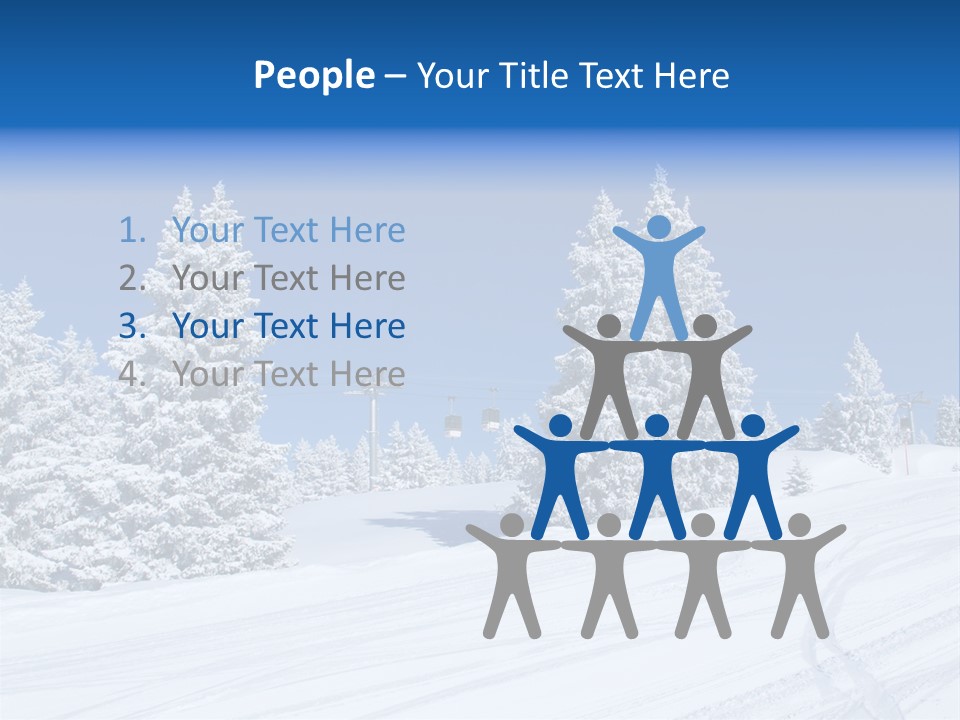 Outside Piste Sky PowerPoint Template