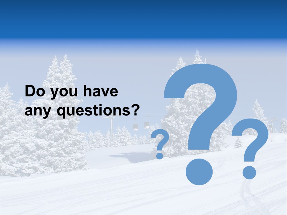 Outside Piste Sky PowerPoint Template