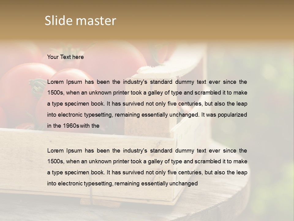 Drop Round Closeup PowerPoint Template