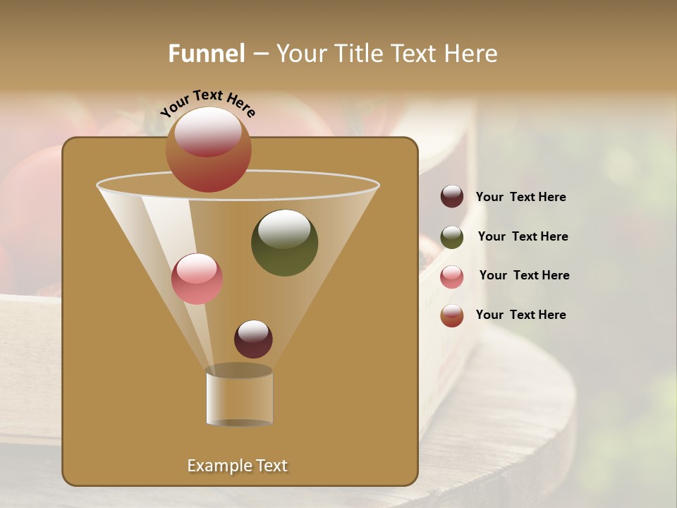 Drop Round Closeup PowerPoint Template