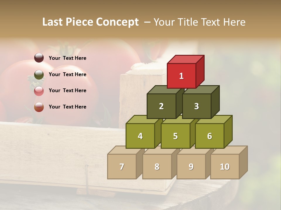 Drop Round Closeup PowerPoint Template