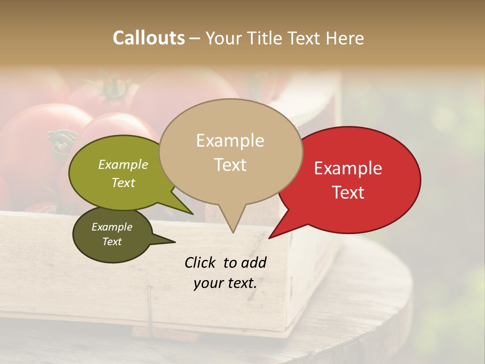 Drop Round Closeup PowerPoint Template