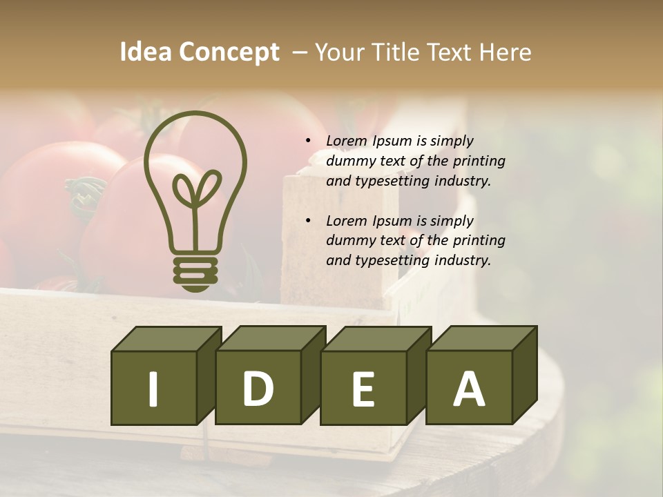 Drop Round Closeup PowerPoint Template