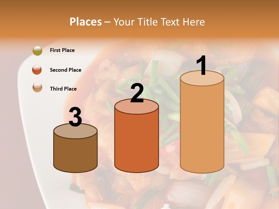 Vegetable Stir Food PowerPoint Template