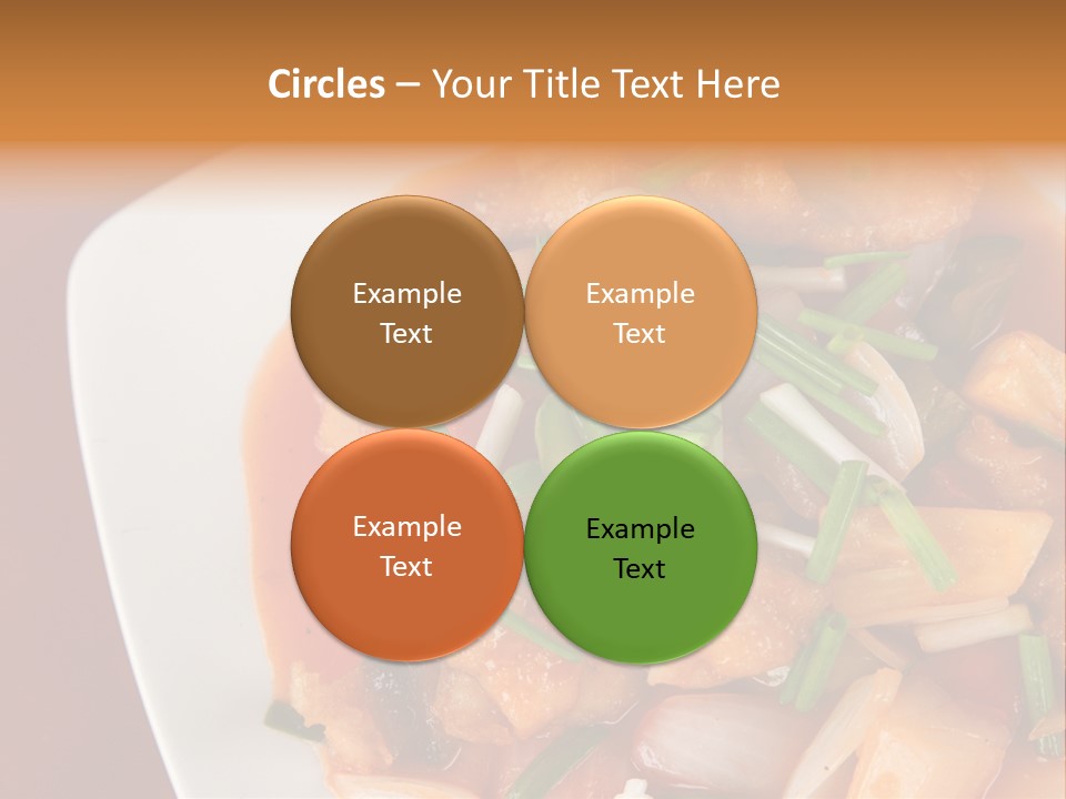 Vegetable Stir Food PowerPoint Template