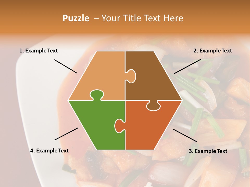 Vegetable Stir Food PowerPoint Template