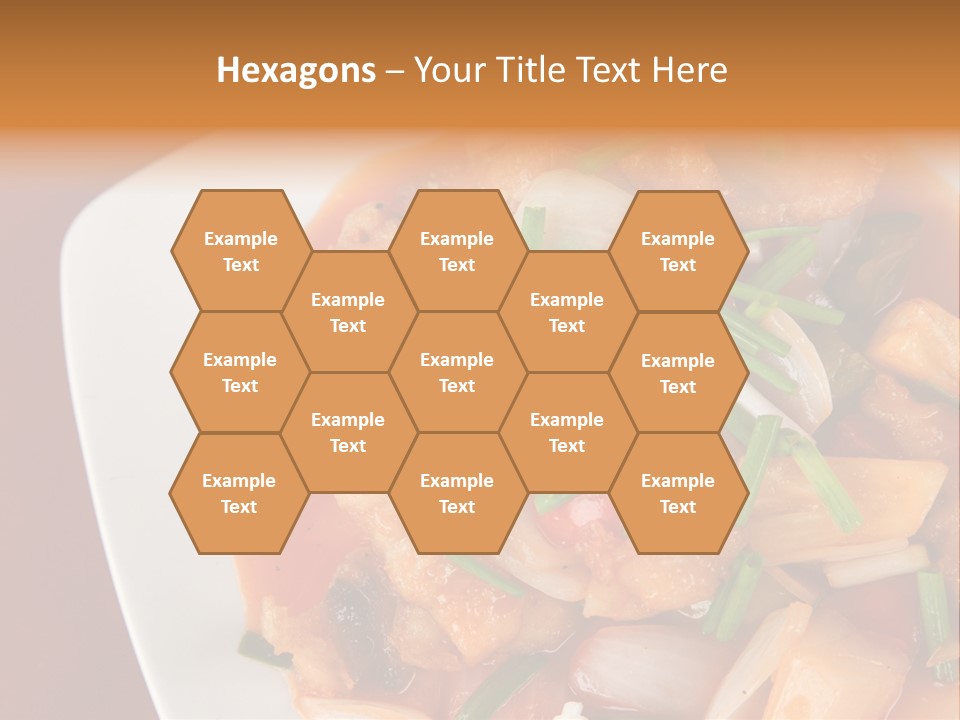 Vegetable Stir Food PowerPoint Template