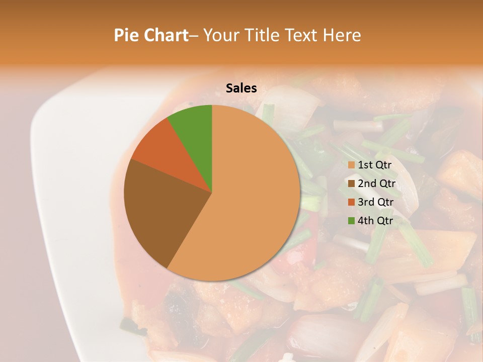 Vegetable Stir Food PowerPoint Template