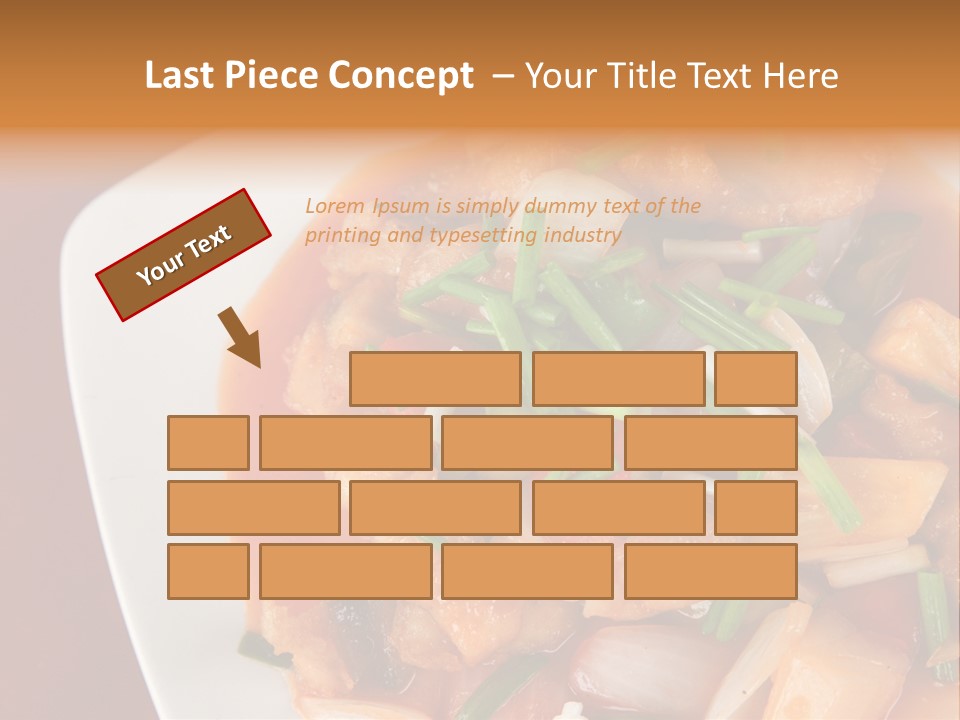 Vegetable Stir Food PowerPoint Template