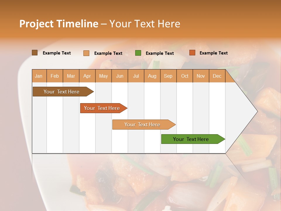 Vegetable Stir Food PowerPoint Template