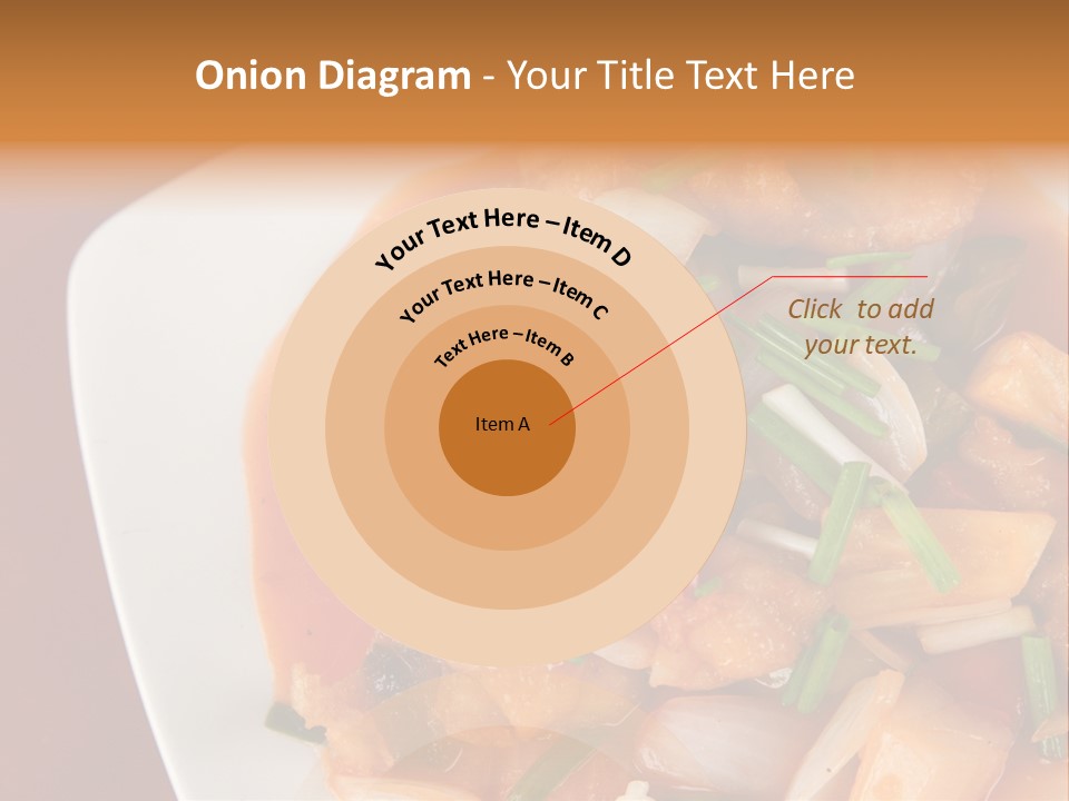 Vegetable Stir Food PowerPoint Template