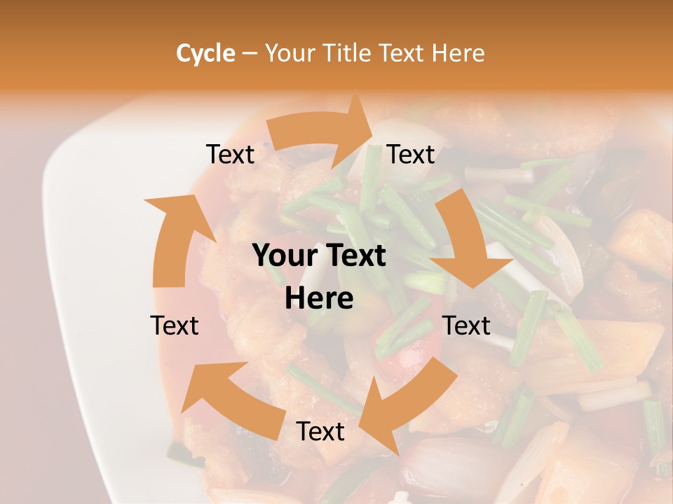 Vegetable Stir Food PowerPoint Template