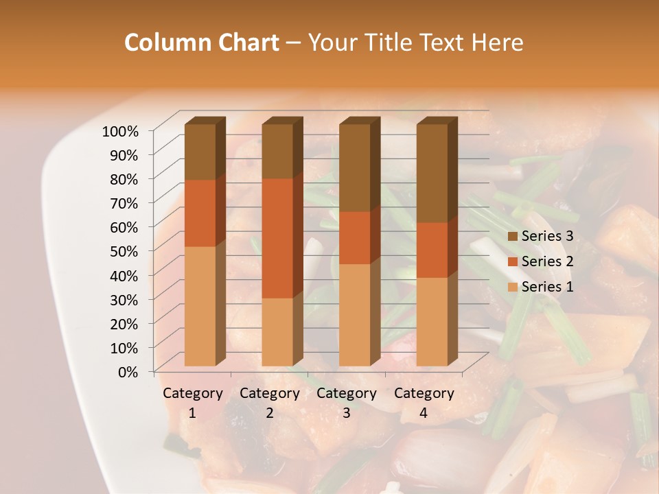 Vegetable Stir Food PowerPoint Template