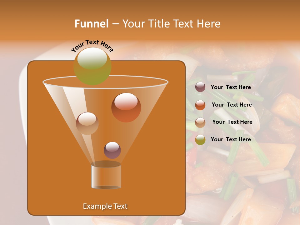 Vegetable Stir Food PowerPoint Template