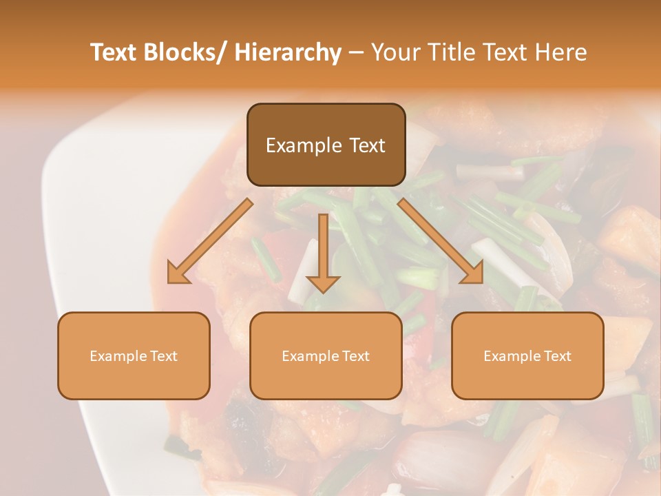 Vegetable Stir Food PowerPoint Template