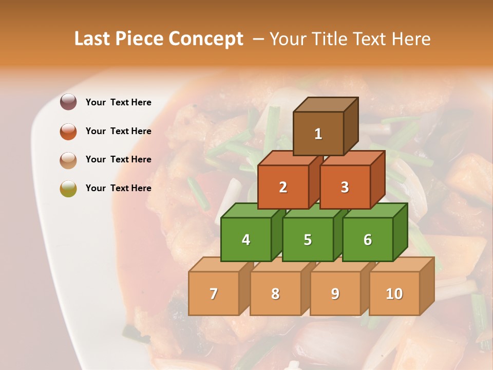 Vegetable Stir Food PowerPoint Template