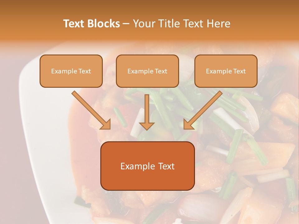 Vegetable Stir Food PowerPoint Template