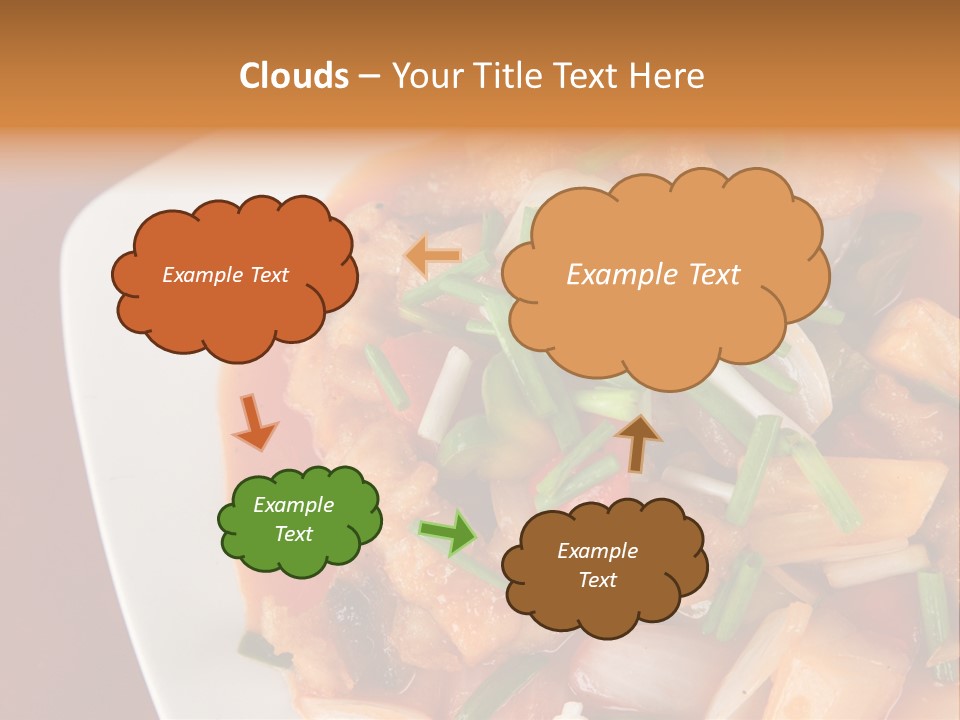 Vegetable Stir Food PowerPoint Template