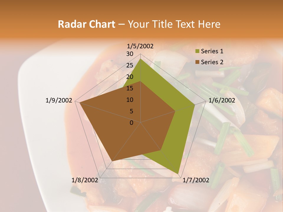 Vegetable Stir Food PowerPoint Template