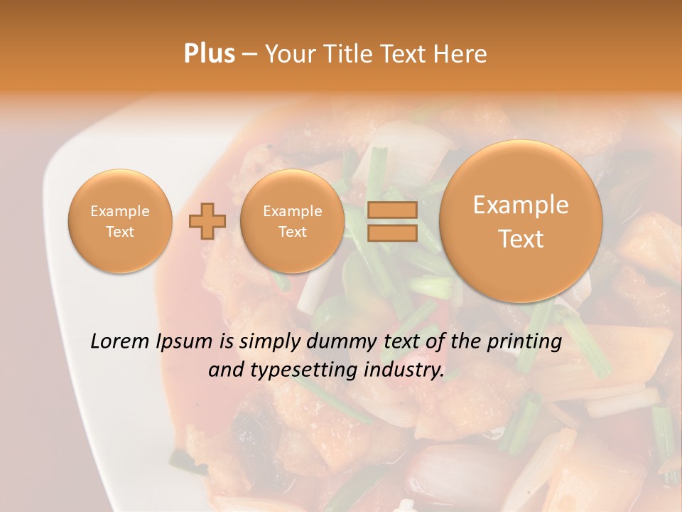 Vegetable Stir Food PowerPoint Template