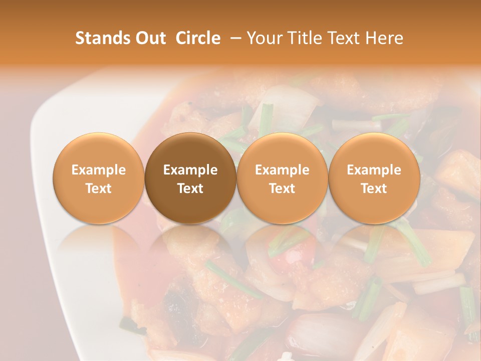 Vegetable Stir Food PowerPoint Template