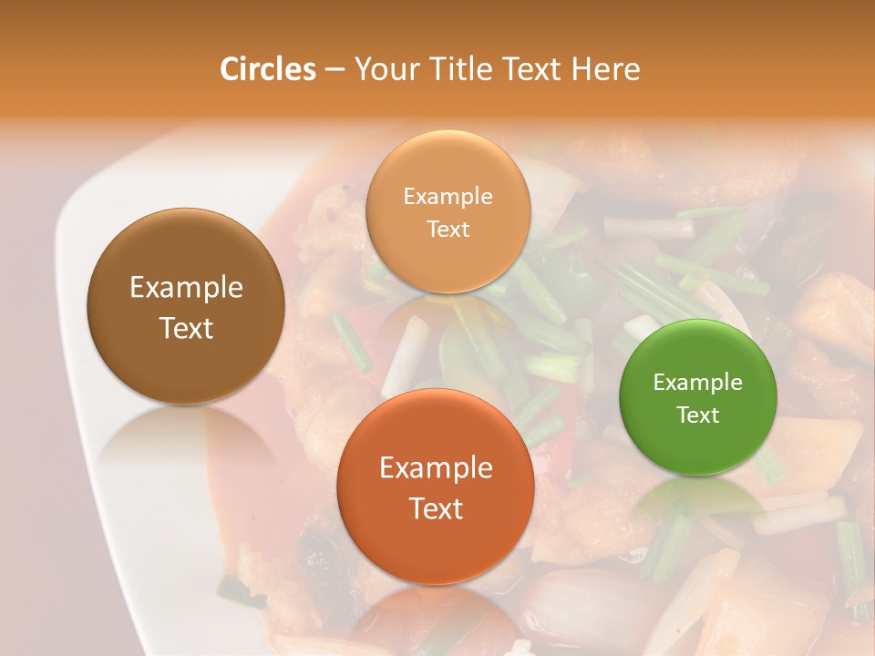 Vegetable Stir Food PowerPoint Template