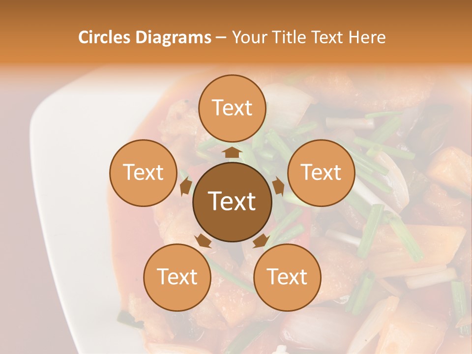 Vegetable Stir Food PowerPoint Template