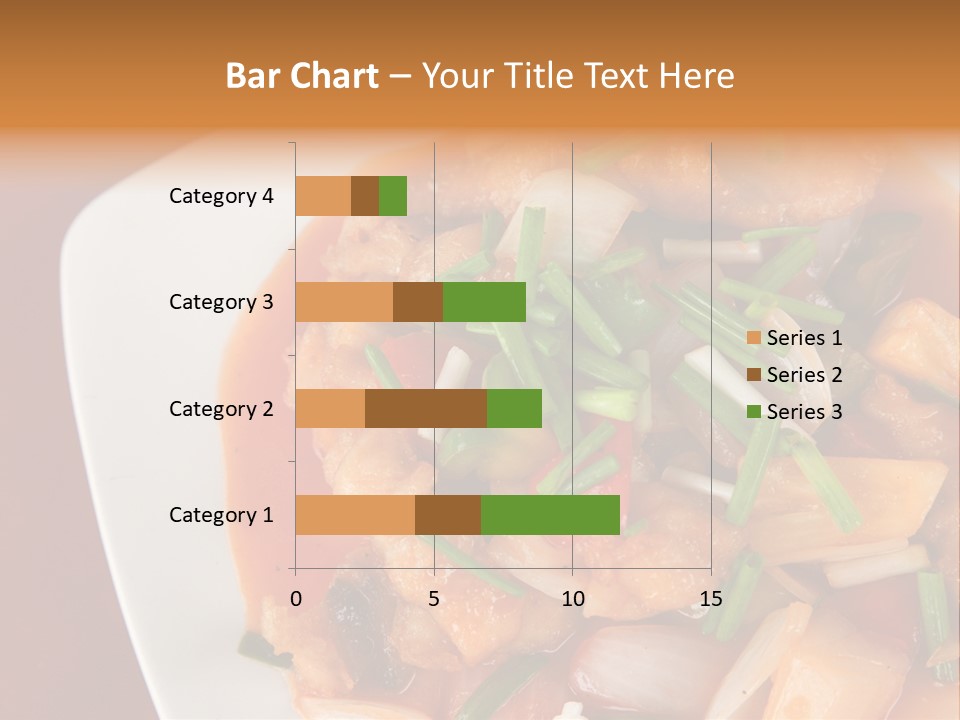 Vegetable Stir Food PowerPoint Template