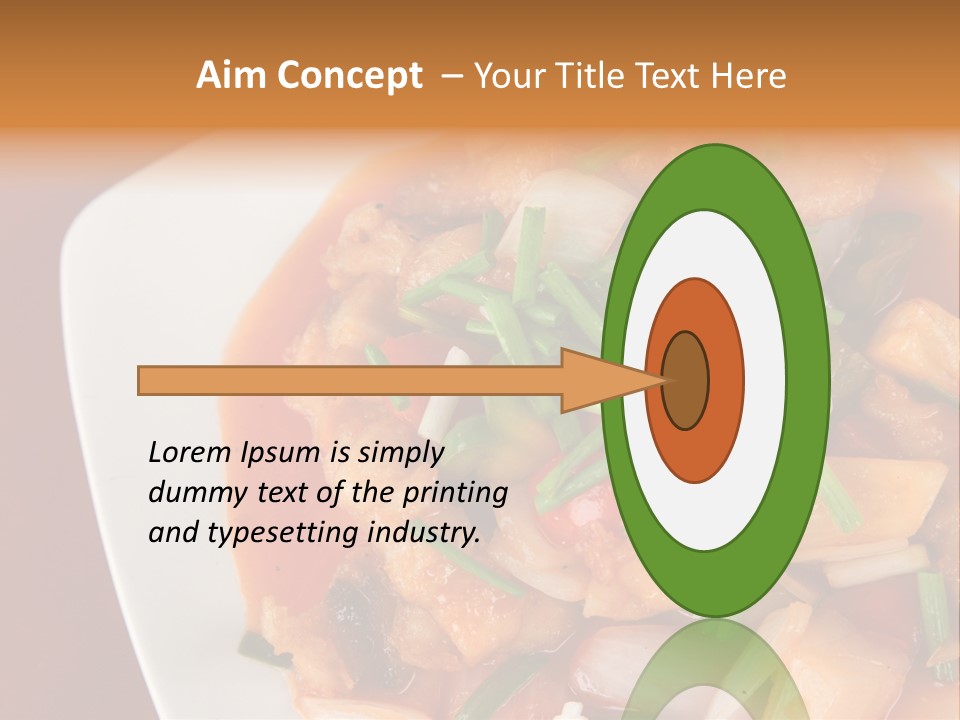 Vegetable Stir Food PowerPoint Template
