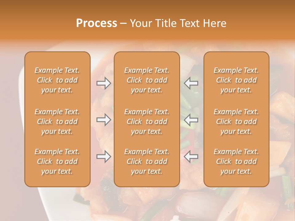 Vegetable Stir Food PowerPoint Template