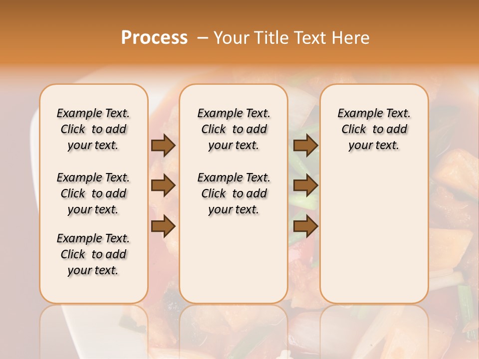 Vegetable Stir Food PowerPoint Template