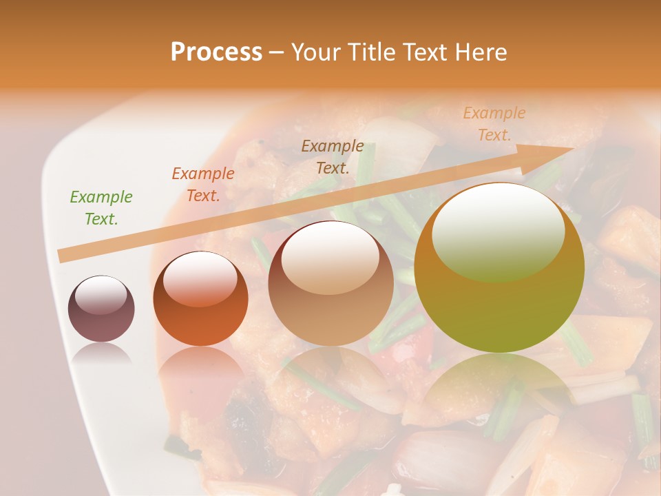 Vegetable Stir Food PowerPoint Template
