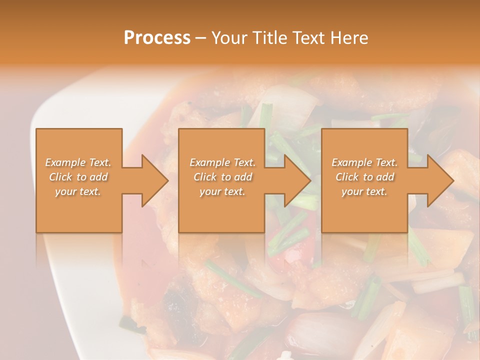 Vegetable Stir Food PowerPoint Template