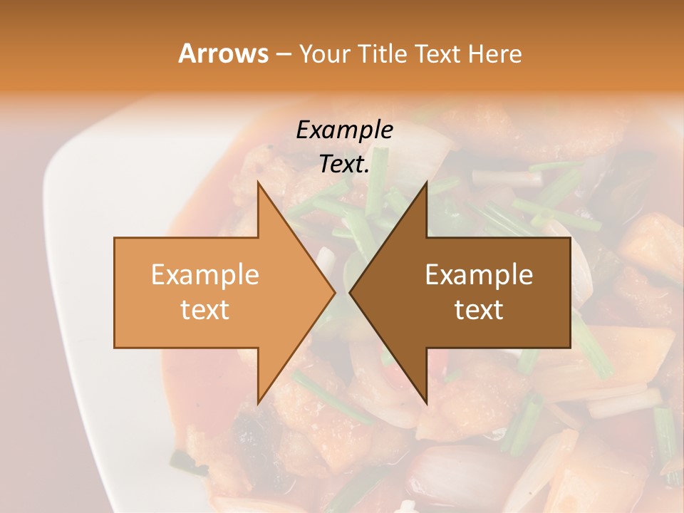Vegetable Stir Food PowerPoint Template