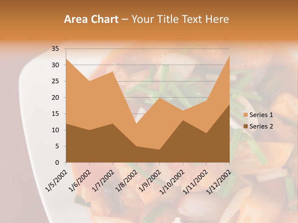 Vegetable Stir Food PowerPoint Template