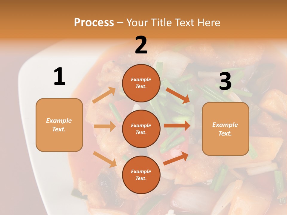 Vegetable Stir Food PowerPoint Template