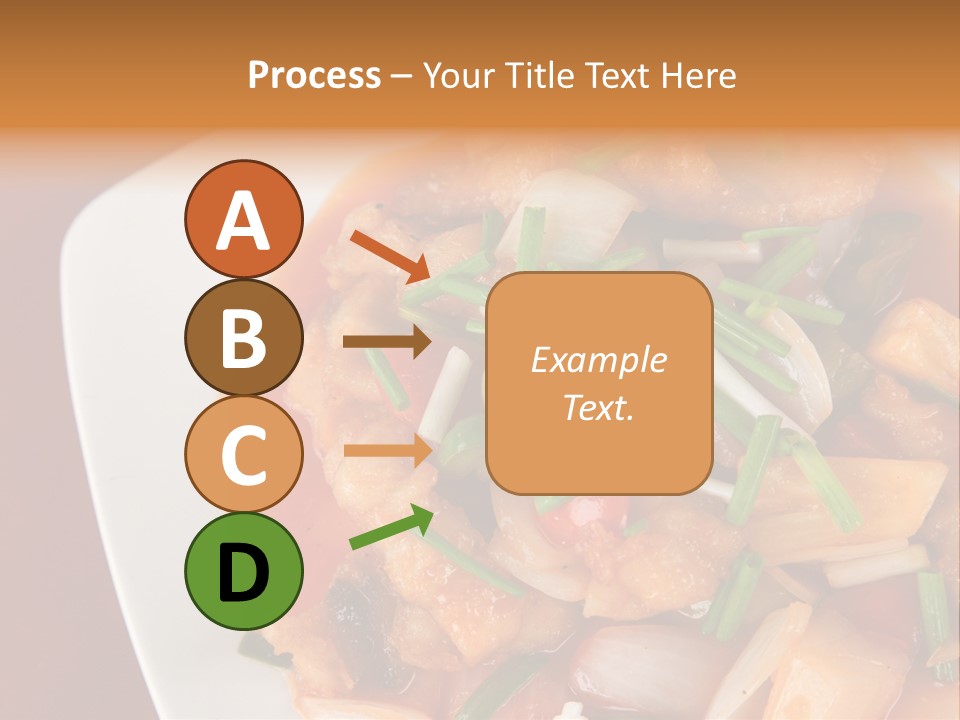 Vegetable Stir Food PowerPoint Template