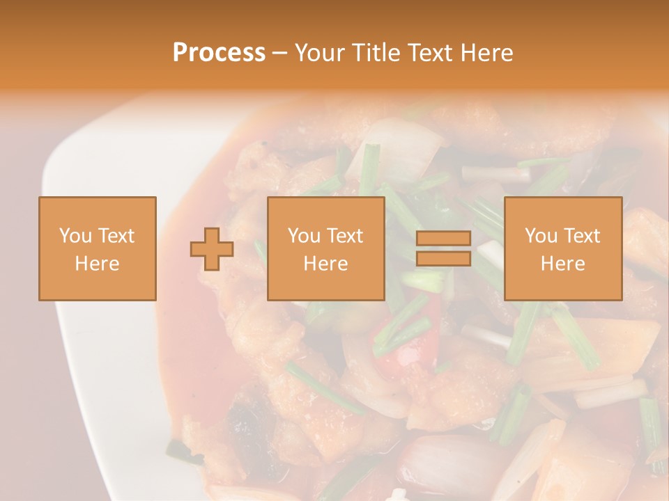 Vegetable Stir Food PowerPoint Template