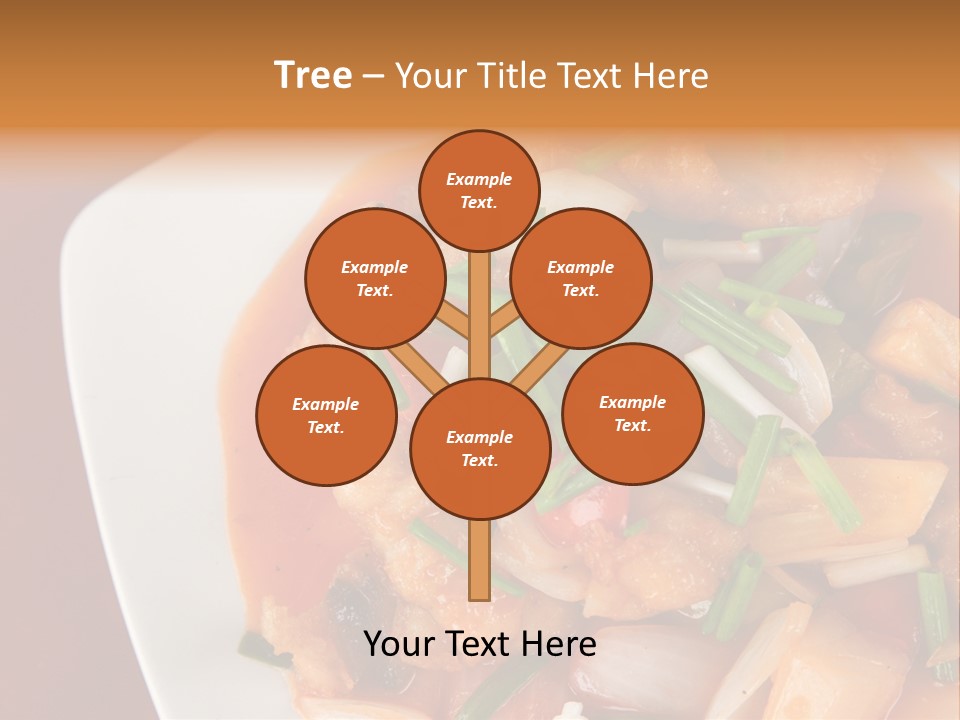 Vegetable Stir Food PowerPoint Template