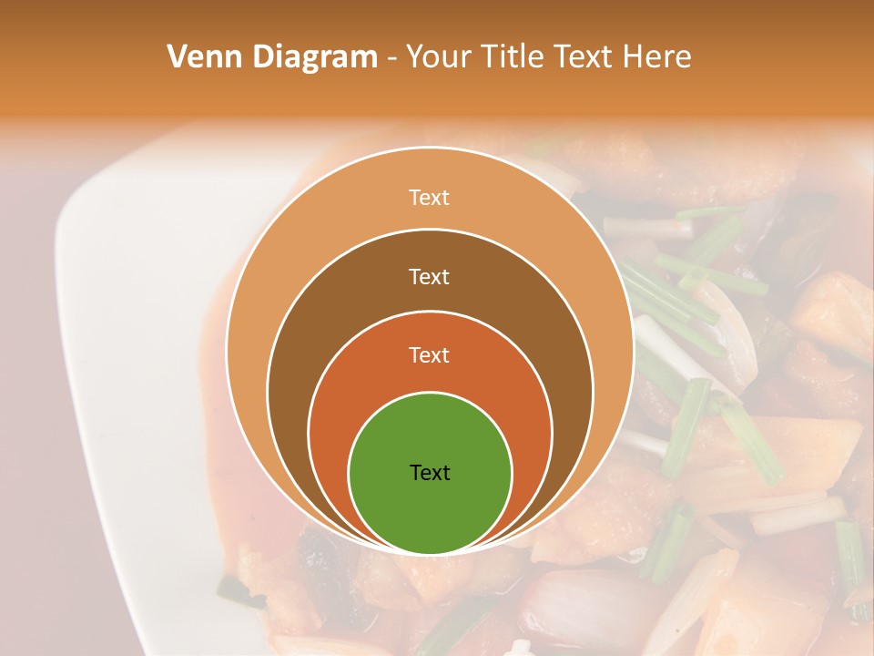 Vegetable Stir Food PowerPoint Template