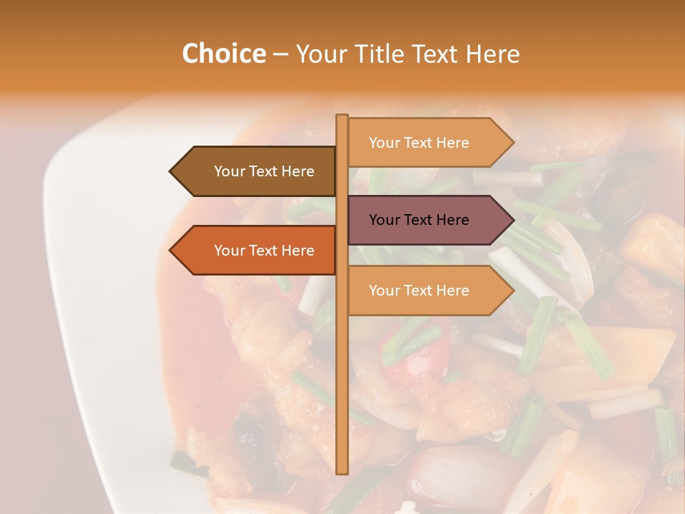 Vegetable Stir Food PowerPoint Template